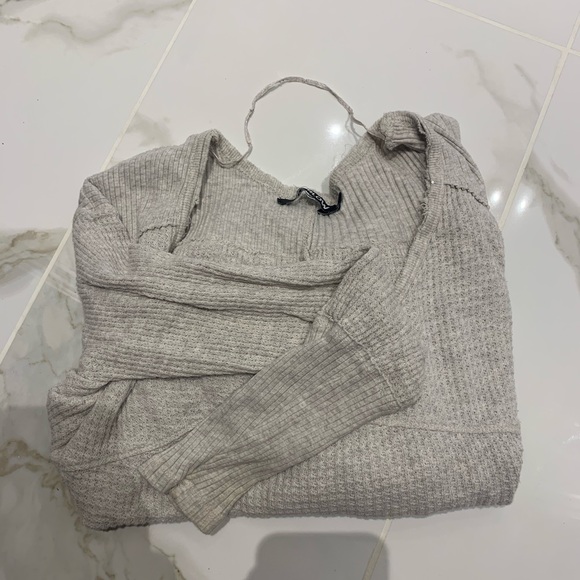 Harlow Tops - Waffle Long sleeve T. Size S